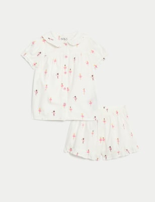 Pure Cotton Ballerina Pyjamas(12-24 Mths)