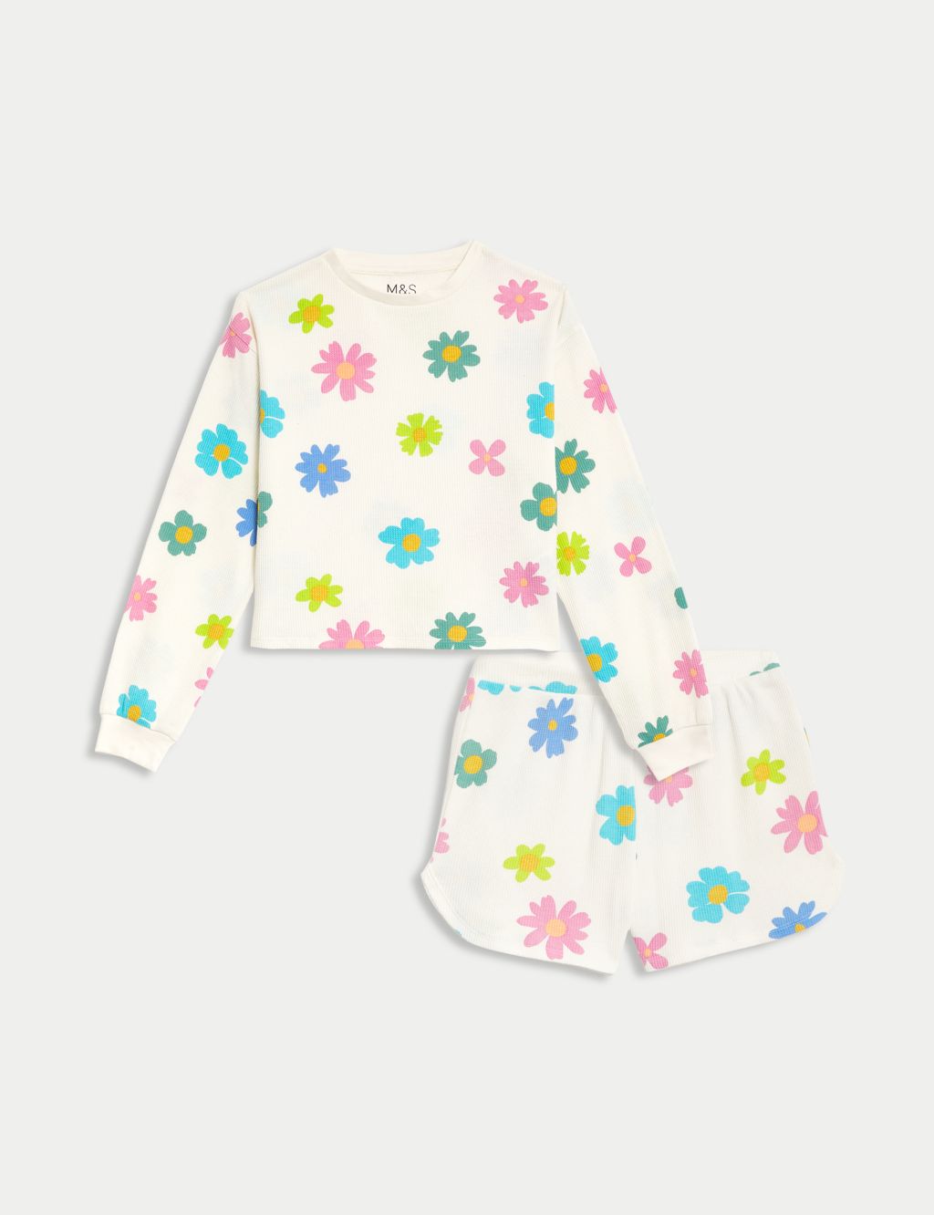Cotton Blend Floral Pyjamas (12 Mths - 16 Yrs)