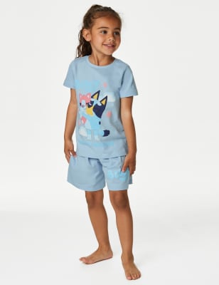 

M&S Collection Pijama 100% algodón de Bluey™ (1-7 años) - Blue Mix, Blue Mix