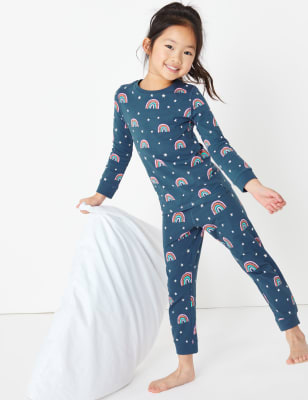 Rainbow pajamas best sale