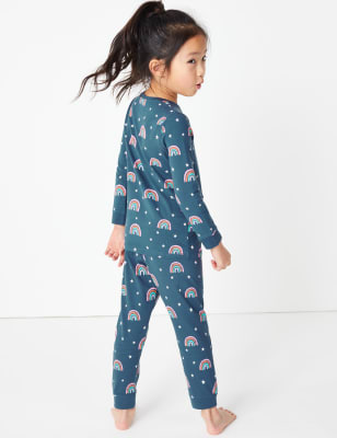 Cotton Rainbow Pyjama Set 1 7 Yrs