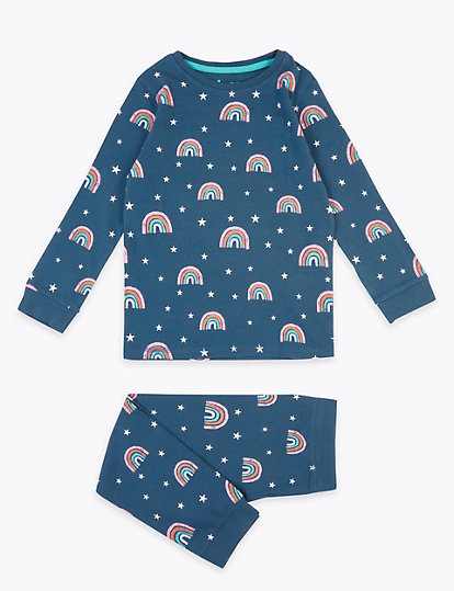 Cotton Rainbow Pyjama Set (1-7 Yrs)