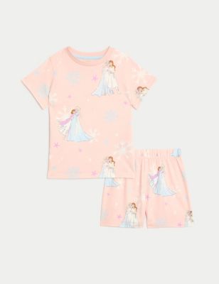 M&S Girls Disney Frozen Pyjamas (2-8 Yrs) - 3-4 Y - Pink Mix, Pink Mix
