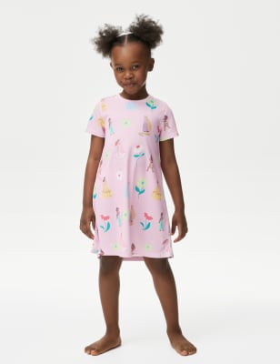 

M&S Collection Nachthemd mit Disney Princess™-Motiv (2-8 J.) - Pink Mix, Pink Mix
