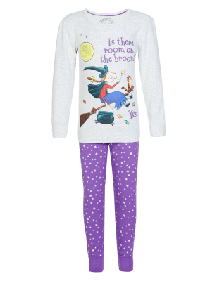 Pure Cotton Room on the Broom Pyjamas | M&S