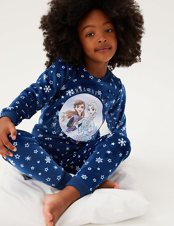 Pyjama en velours à motif La Reine de Neiges™ (du 2 au 10 ans)