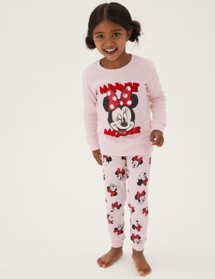 

M&S Collection Schlafanzugset aus reiner Baumwolle mit Minnie™-Motiv (2-10 Jahre) - Multi, Multi