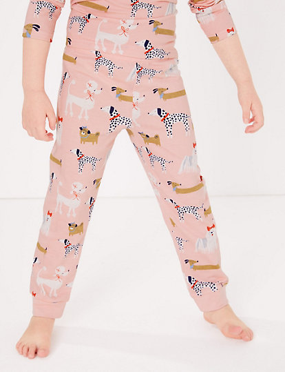 2 Pack Dog Print Pyjama Set (1-7 Years)