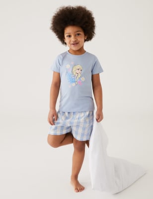 

M&S Collection Pijama corto de Frozen™ de Disney (2-10 años) - Blue, Blue