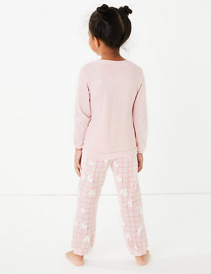 Cotton Bunny Print Pyjama Set (1-7 Years)
