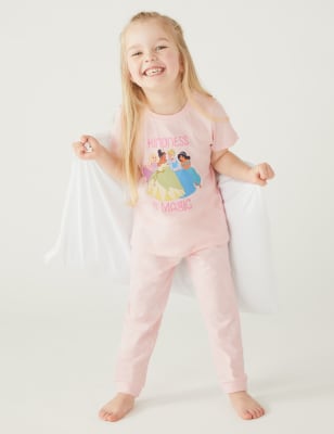 

M&S Collection Pijama de princesas de Disney con texto 'Kindness' (2-10 años) - Pink Mix, Pink Mix