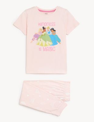 Disney Princess™ Kindness Slogan Pyjamas (2-10 Yrs)