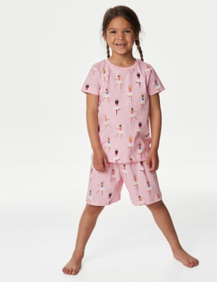 

M&S Collection Pijama 100% algodón con diseño de hada que brilla en la oscuridad (1-8 años) - Pink, Pink