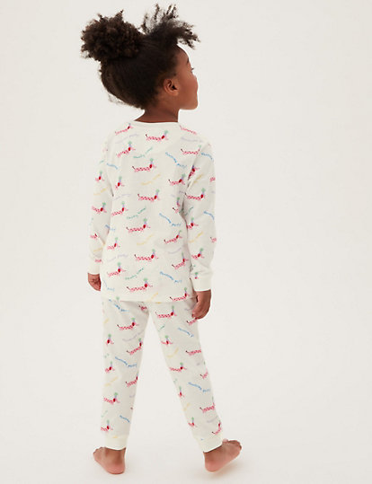 3pk Pure Cotton Animal Pyjama Sets (1-7 Yrs)