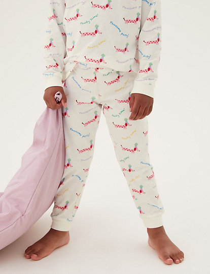 3pk Pure Cotton Animal Pyjama Sets (1-7 Yrs)