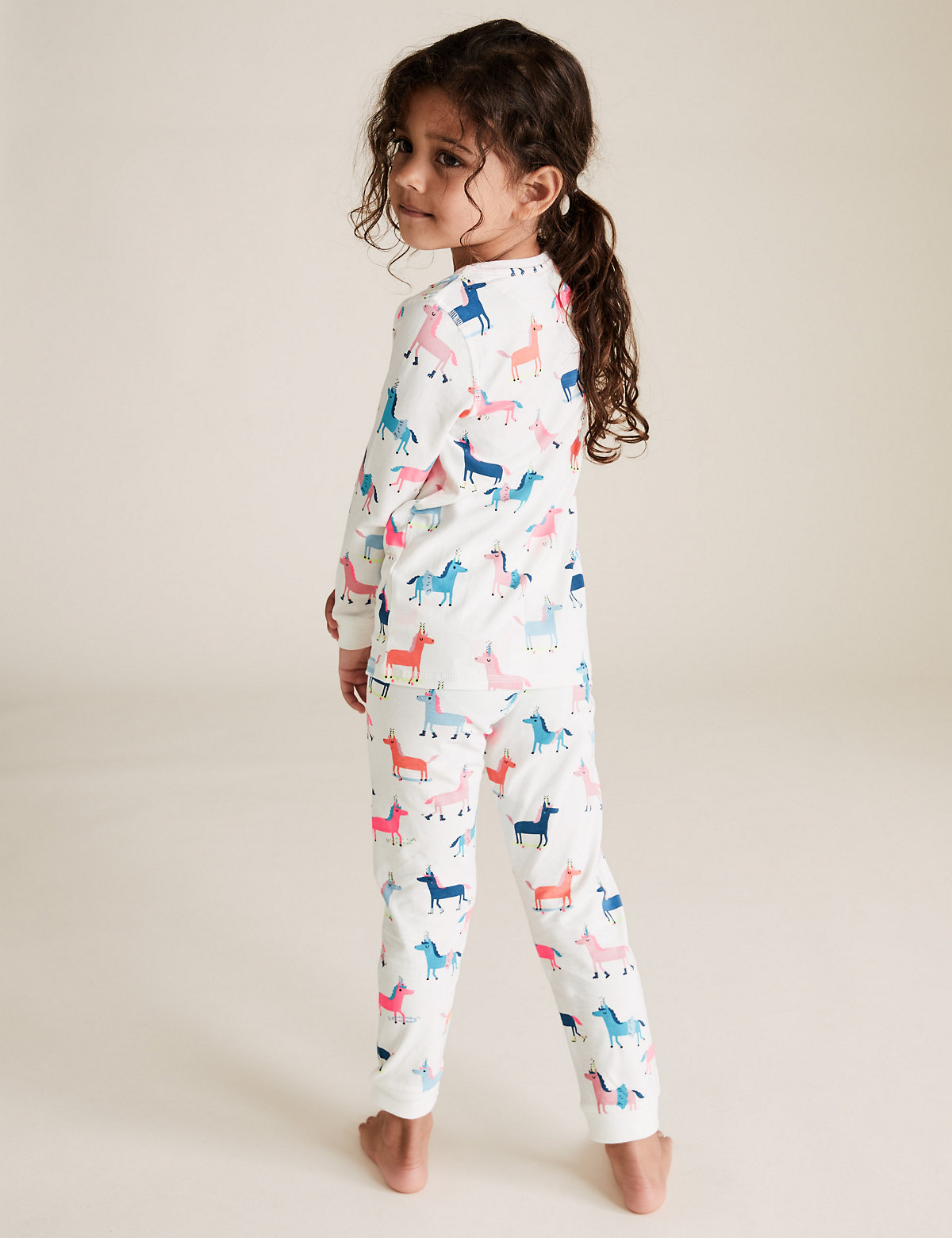 Cotton Rich Unicorn Print Pyjama Set