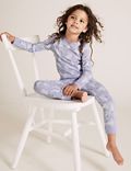 Πιτζάμες με print κουνελάκι και υψηλή περιεκτικότητα σε βαμβάκι (1-7 ετών)