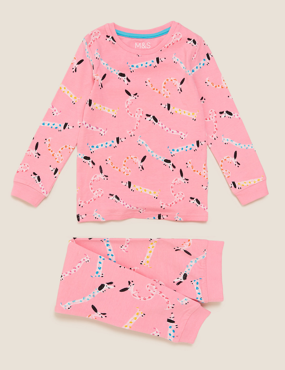Cotton Dog Pyjama Set (1-7 Yrs)
