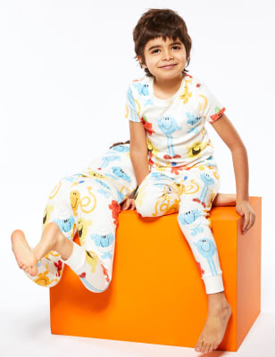 Pure Cotton Mr Men™ Pyjama Set (1-7 Yrs)