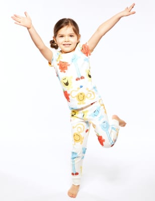 Pure Cotton Mr Men™ Pyjama Set (1-7 Yrs)