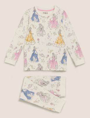 M&S Girls Disney Princess  Pyjama Set (2-10 Yrs)