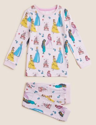 M&S Girls Disney Princess  Pyjamas (2-10 Yrs)
