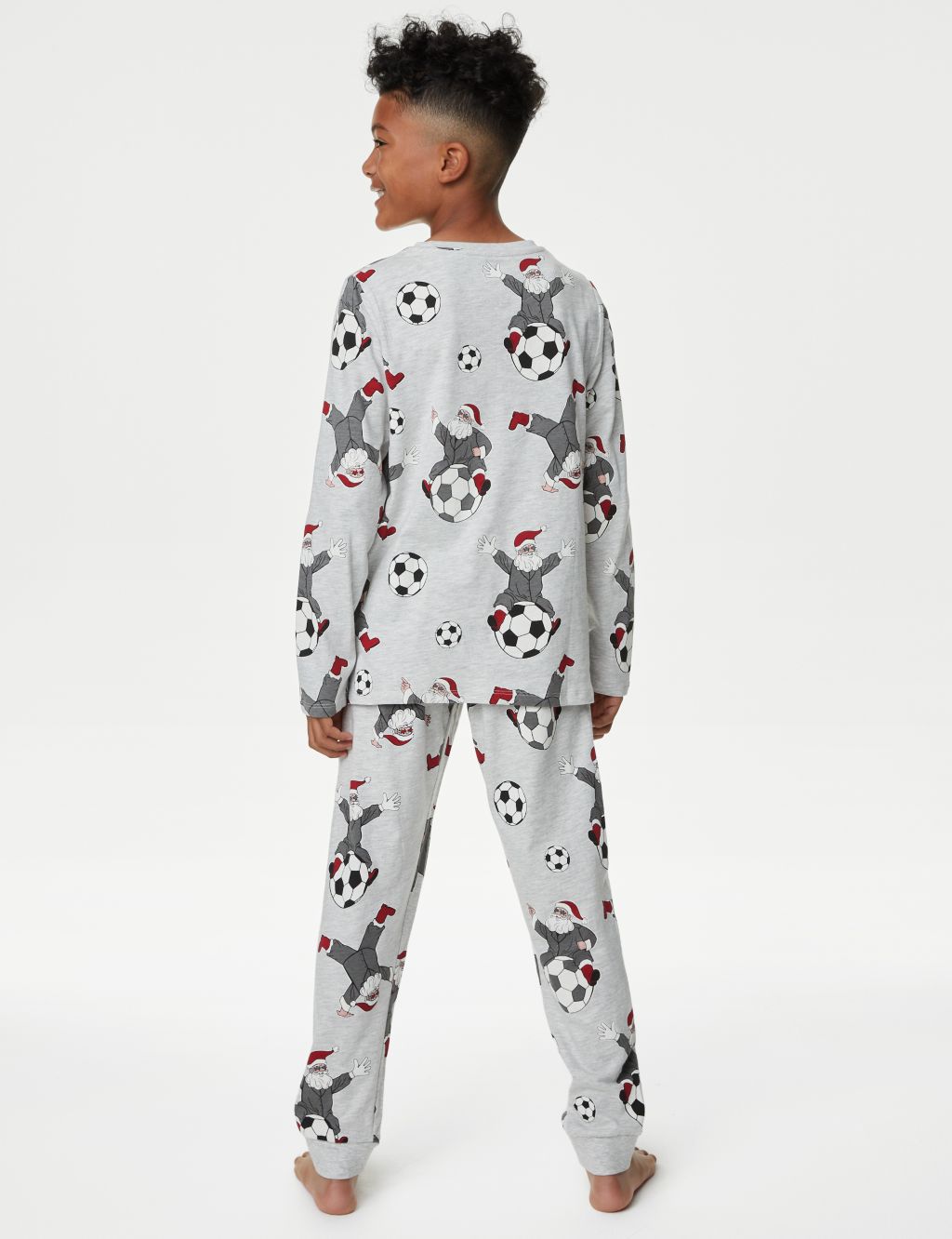 Cotton Rich Christmas Football Pyjamas (1-16 Yrs) image 3