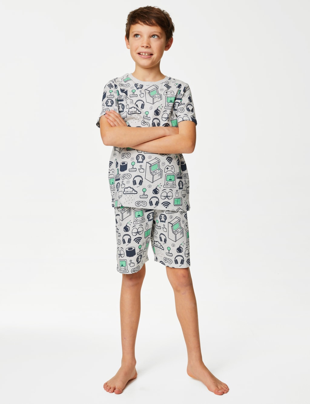 Cotton Rich Gaming Pyjamas (7-14 Yrs)