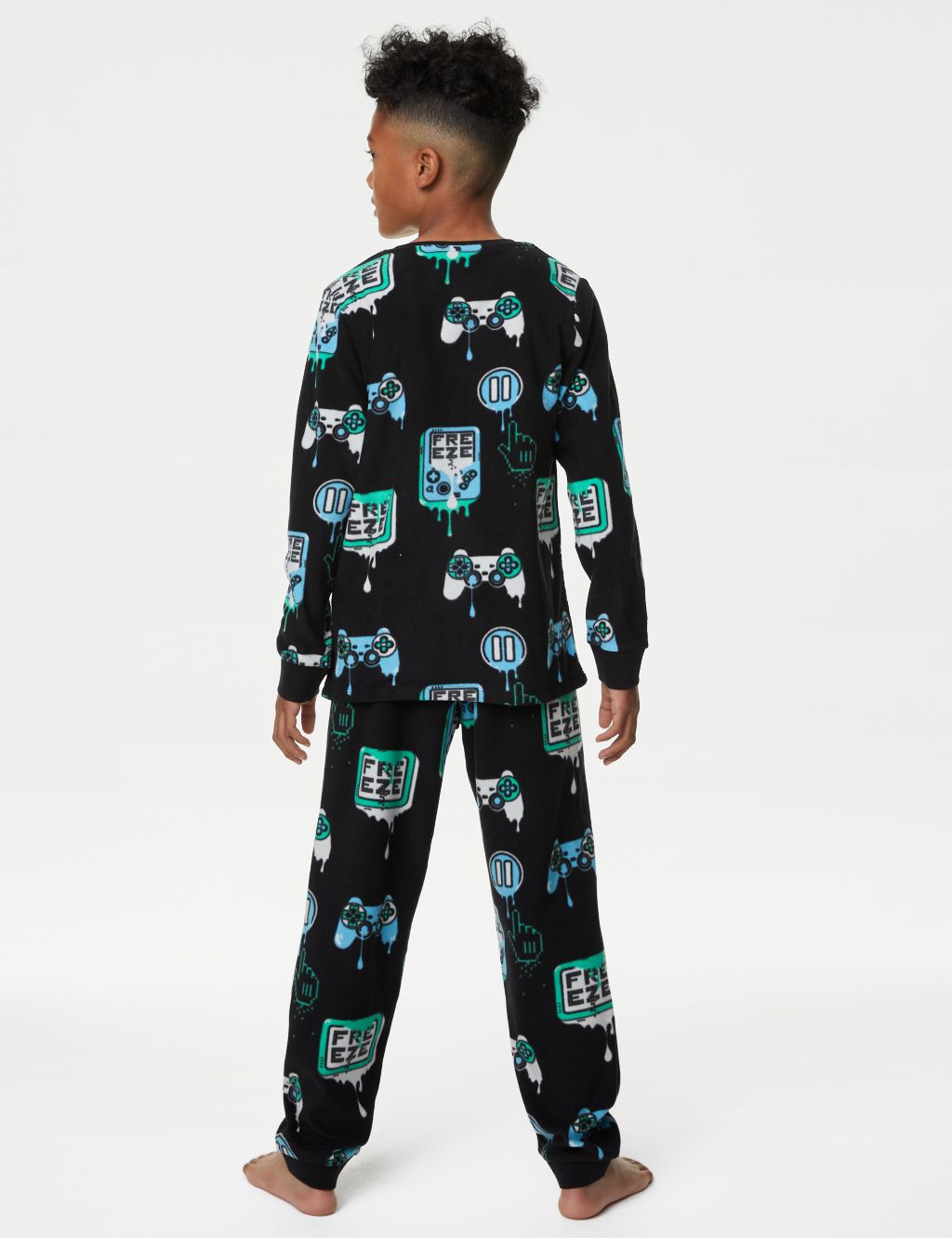 Fleece Gaming Pyjamas (6-16 Yrs) image 3
