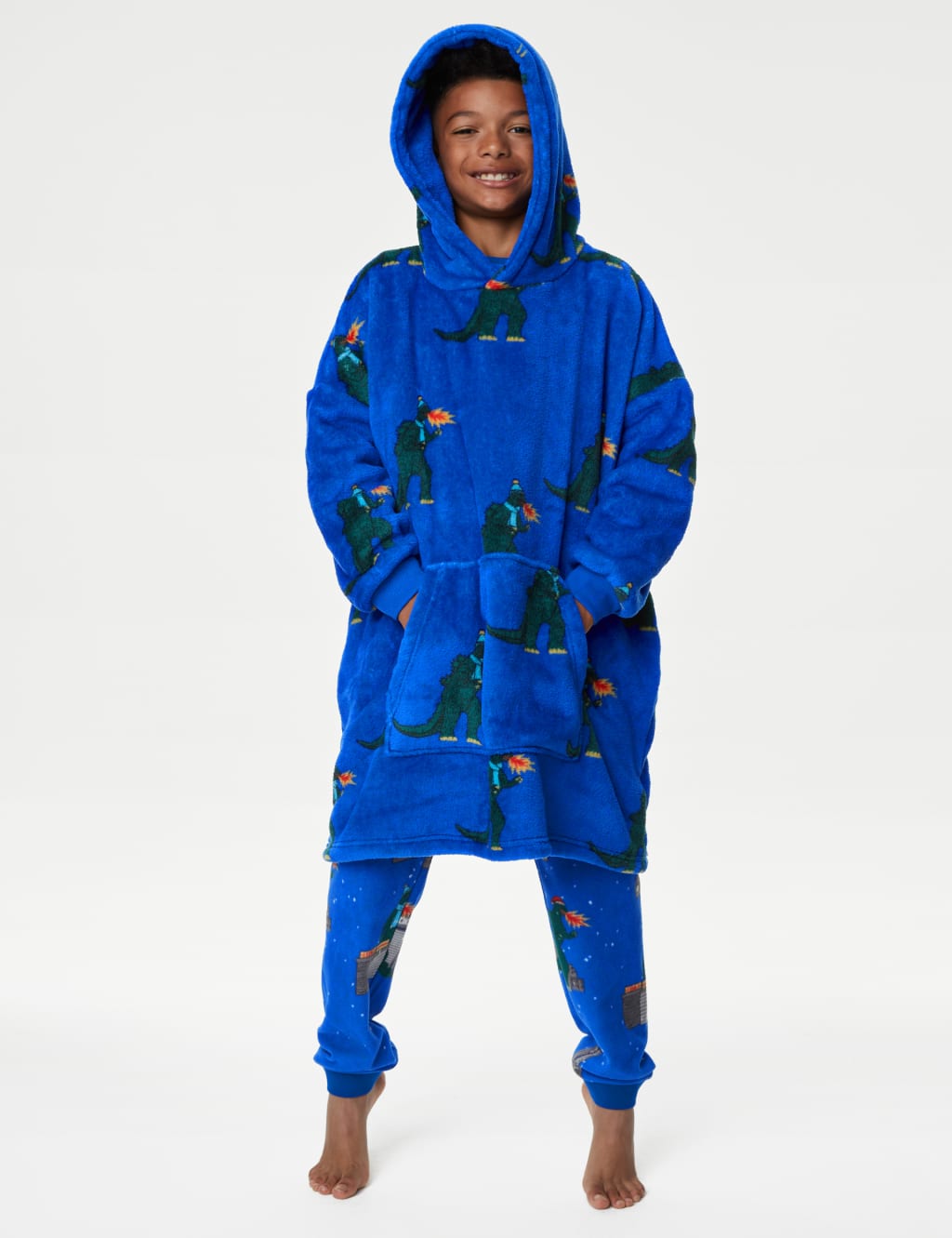 Monster Fleece Oversized Hoodie (3-16 Yrs) image 1