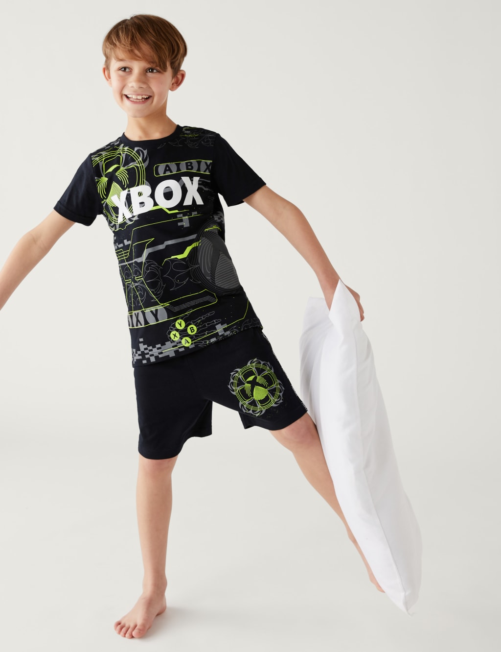 Xbox™ Pure Cotton Short Pyjama Set (6-16 Yrs) image 2