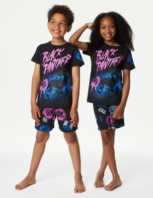 

M&S Collection Pijama corto de Black Panther™ (6-16 años) - Black Mix, Black Mix