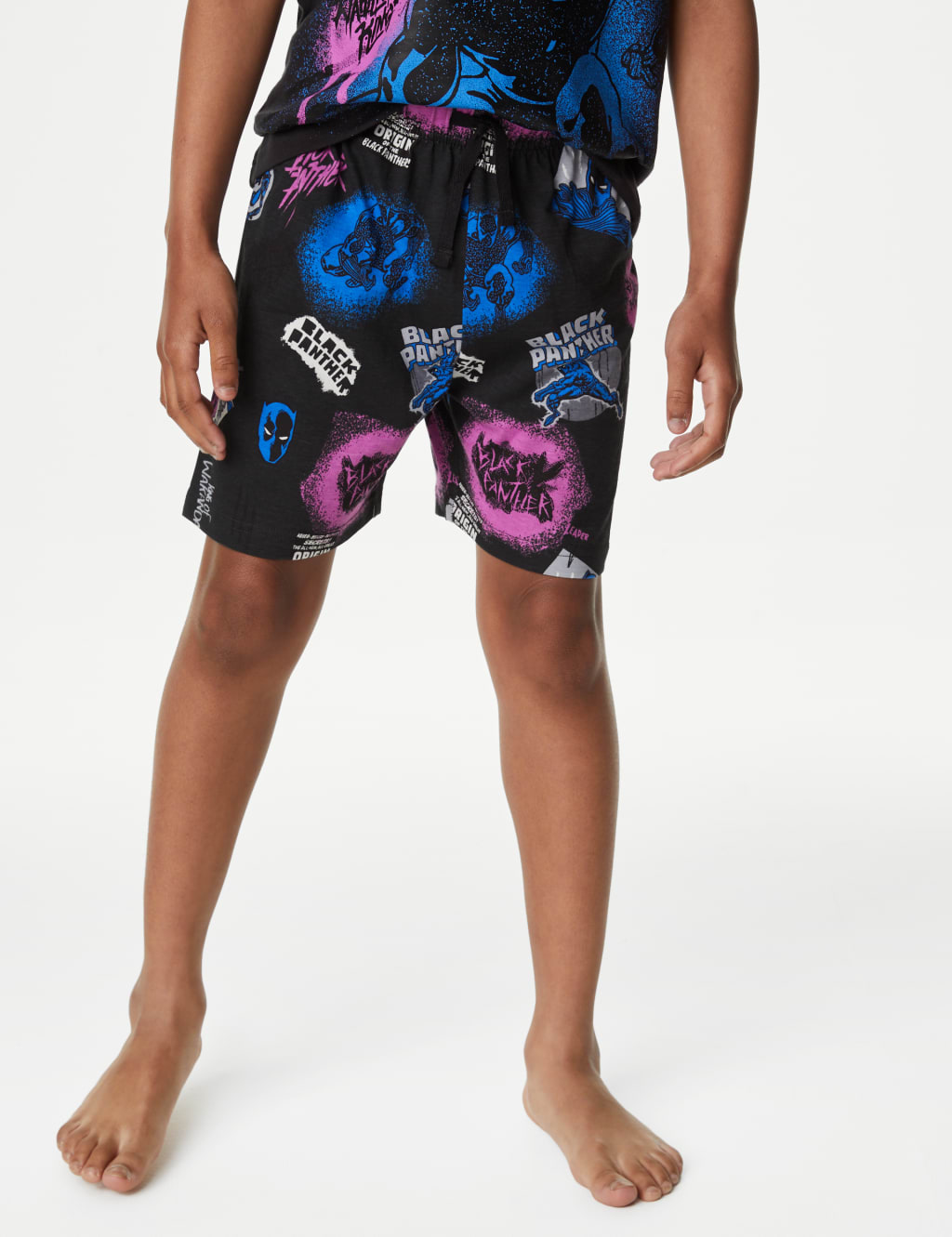 Black Panther™ Short Pyjama Set (6-16 Yrs) image 5