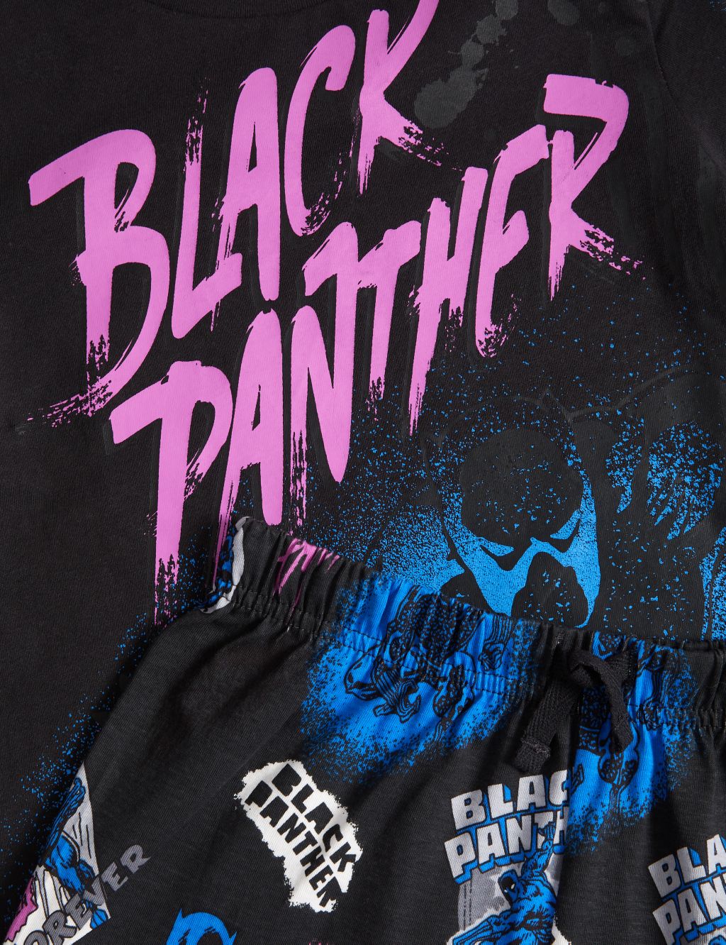 Black Panther™ Short Pyjama Set (6-16 Yrs) image 6