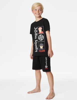 

M&S Collection Schlafanzug mit Jujutsu Kaisen™-Motiv (8-16 J.) - Black Mix, Black Mix
