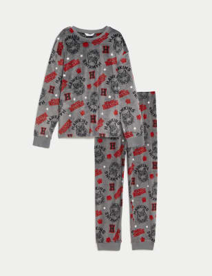 

Unisex,Boys,Girls M&S Collection Stranger Things™ Velour Pyjamas (6-16 Yrs) - Black Mix, Black Mix