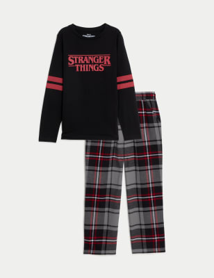 

Unisex,Boys,Girls M&S Collection Stranger Things™ Pyjamas (6-16 Yrs) - Black Mix, Black Mix