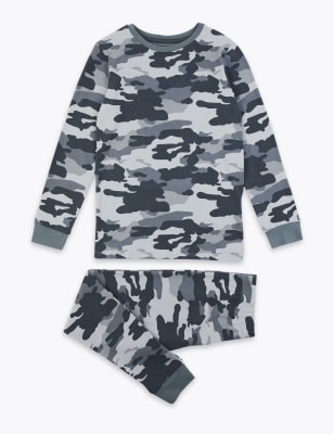 Boys discount camo pyjamas