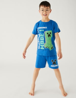 Minecraft Pyjama Set 6 15 Yrs