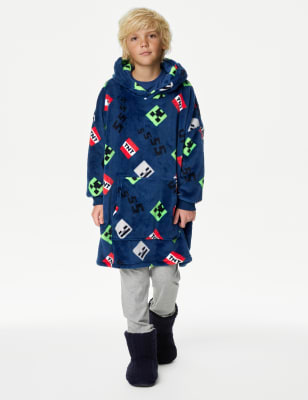 Minecraft™ Fleece Oversized Hoodie (7-16 Yrs)