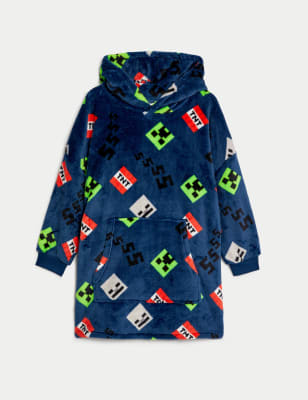 

Boys M&S Collection Minecraft™ Oversized Hoodie (7-16 Yrs) - Blue, Blue