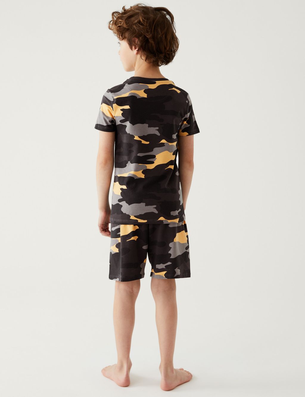 Cotton Rich Camouflage Short Pyjama Set (7-16 Yrs) image 2
