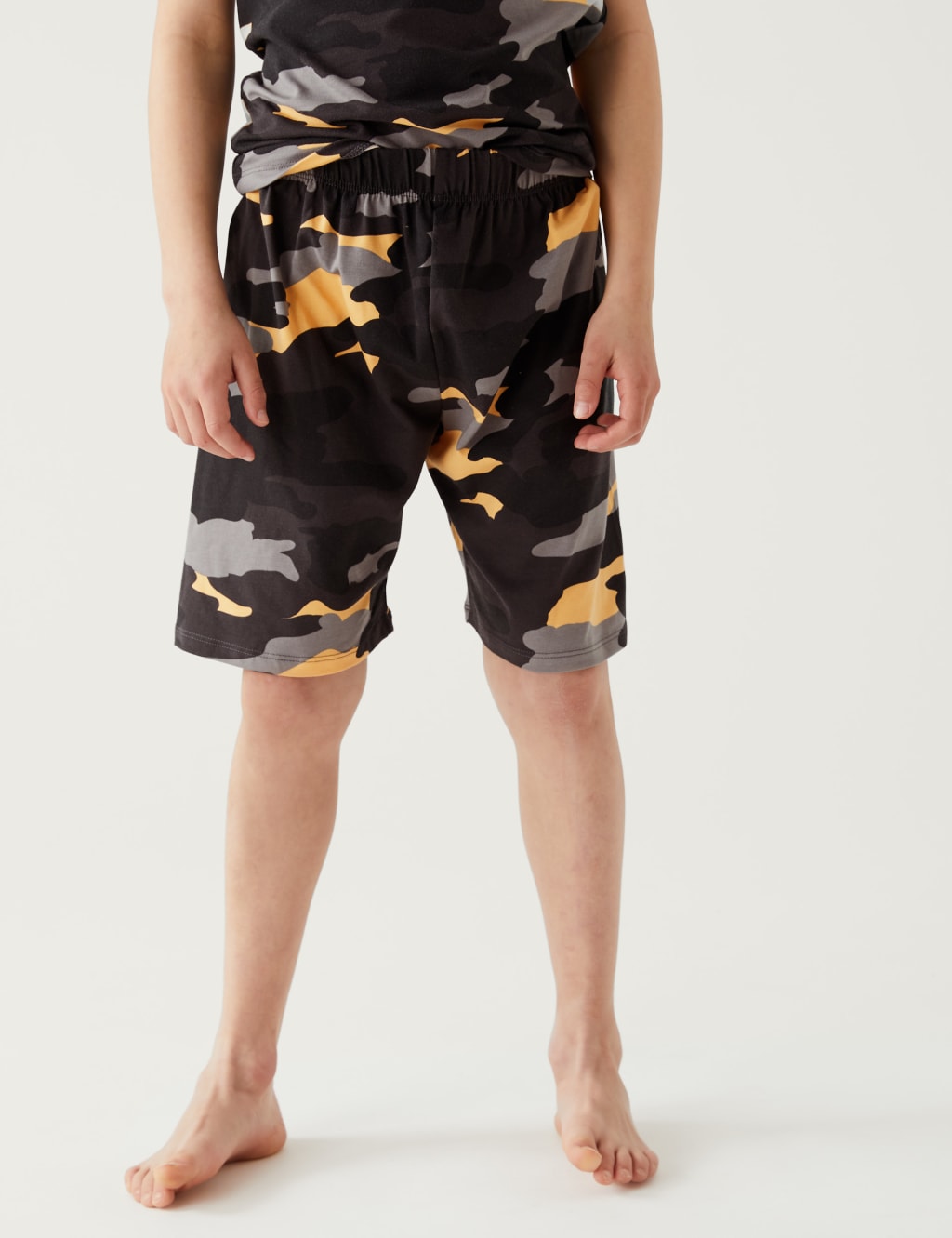 Cotton Rich Camouflage Short Pyjama Set (7-16 Yrs) image 3