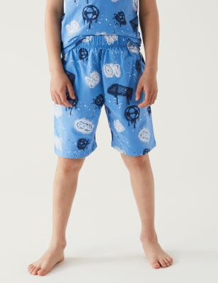 Cotton Rich Football Short Pyjama Set