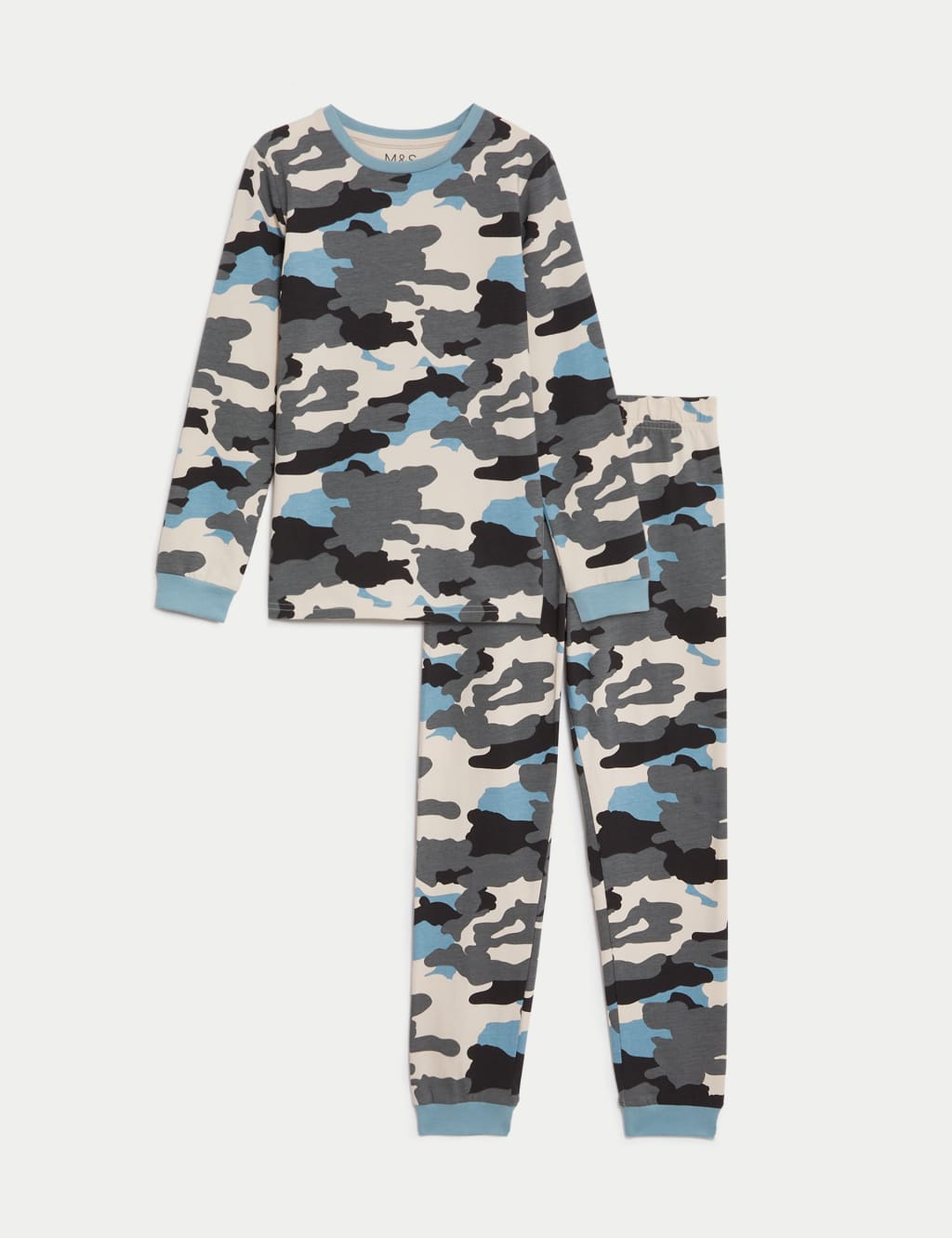 Cotton Rich Camouflage Pyjamas (7-14 Yrs) image 2