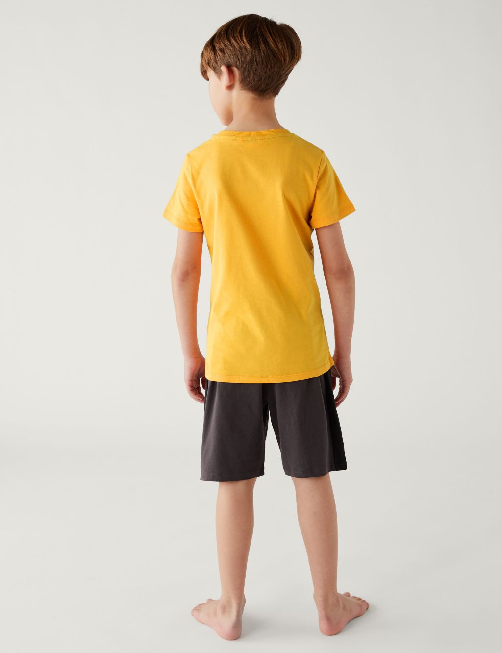 2pk Pure Cotton Football Short Pyjama Sets (6-16 Yrs) image 3