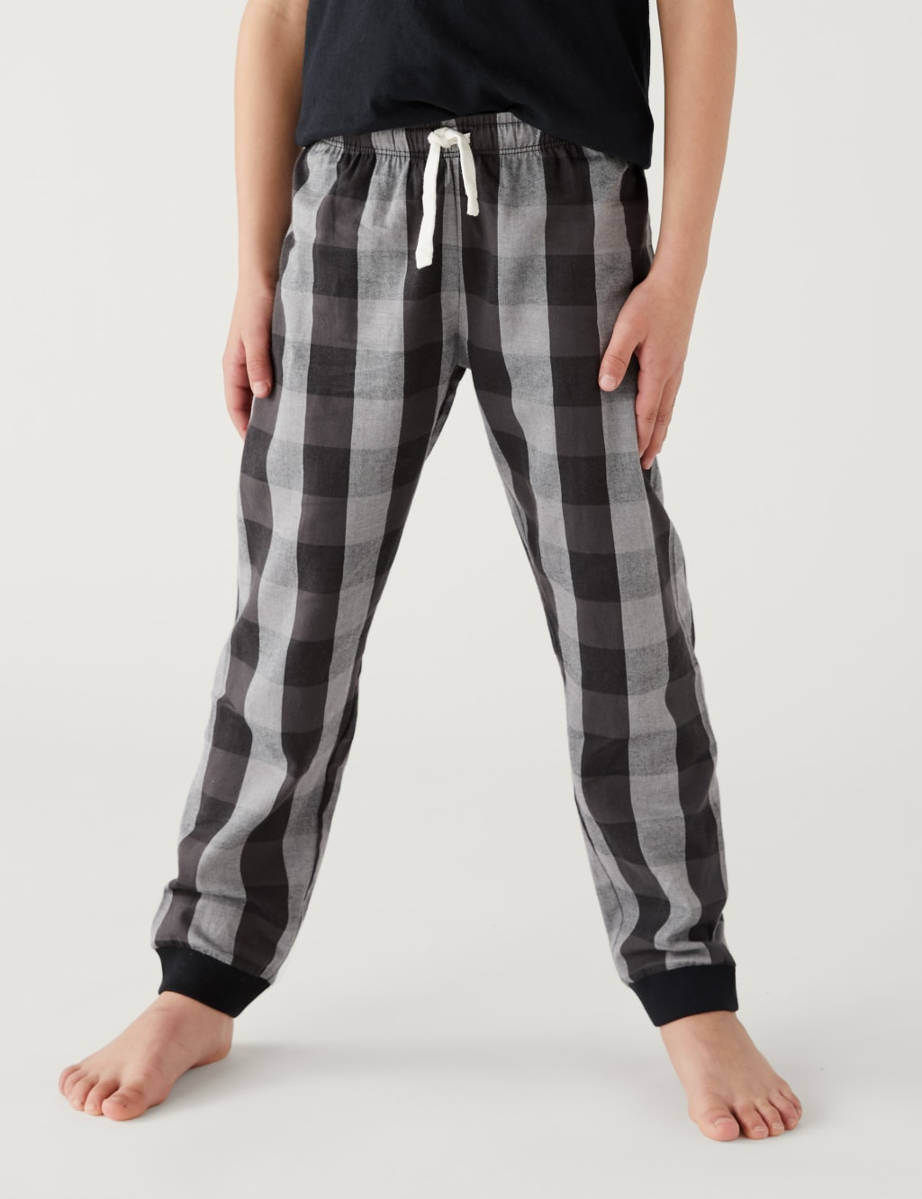 2pk Pure Cotton Checked Pyjama Sets (6-16 Yrs) image 3