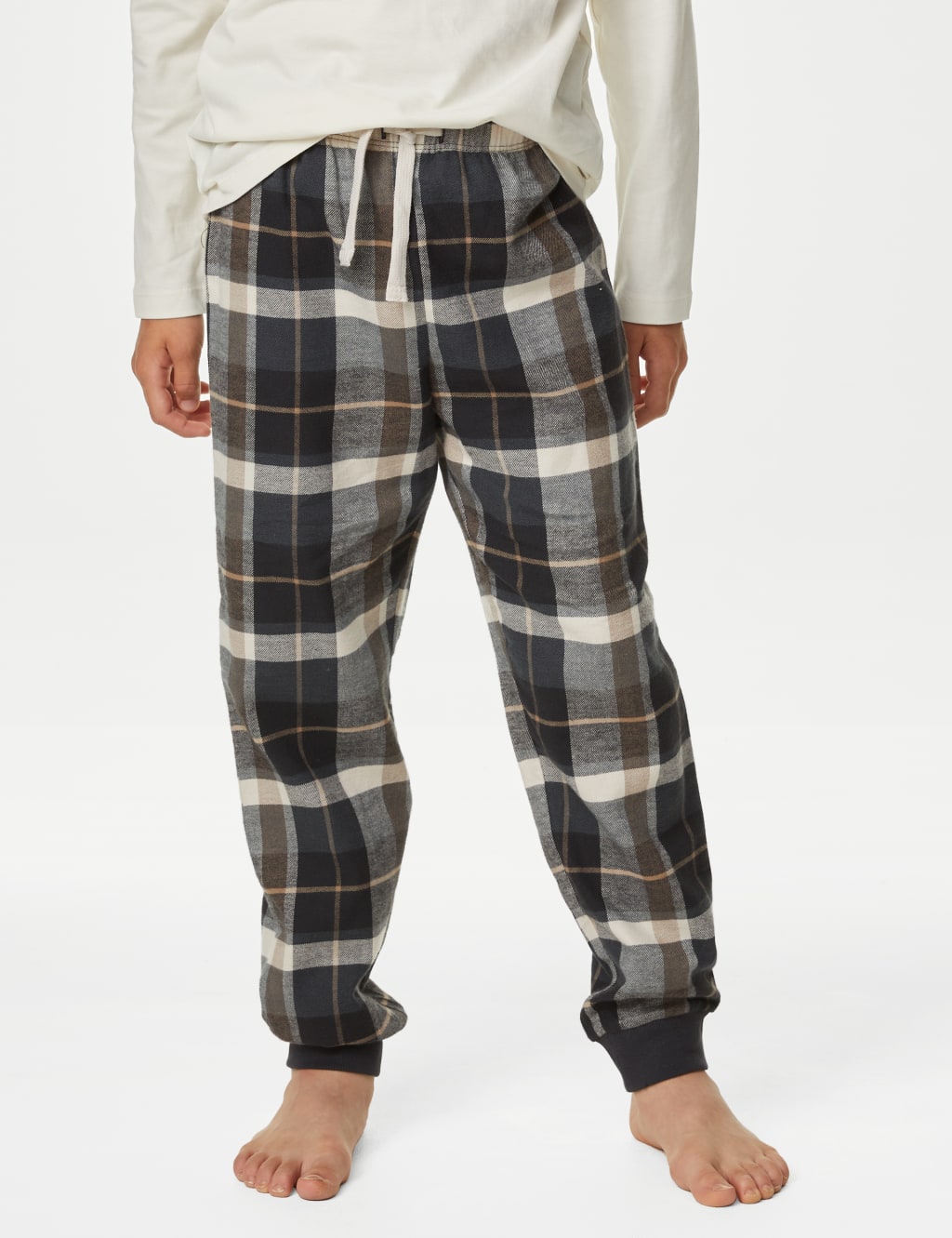 2pk Pure Cotton Checked Pyjama Sets (6-16 Yrs) image 4
