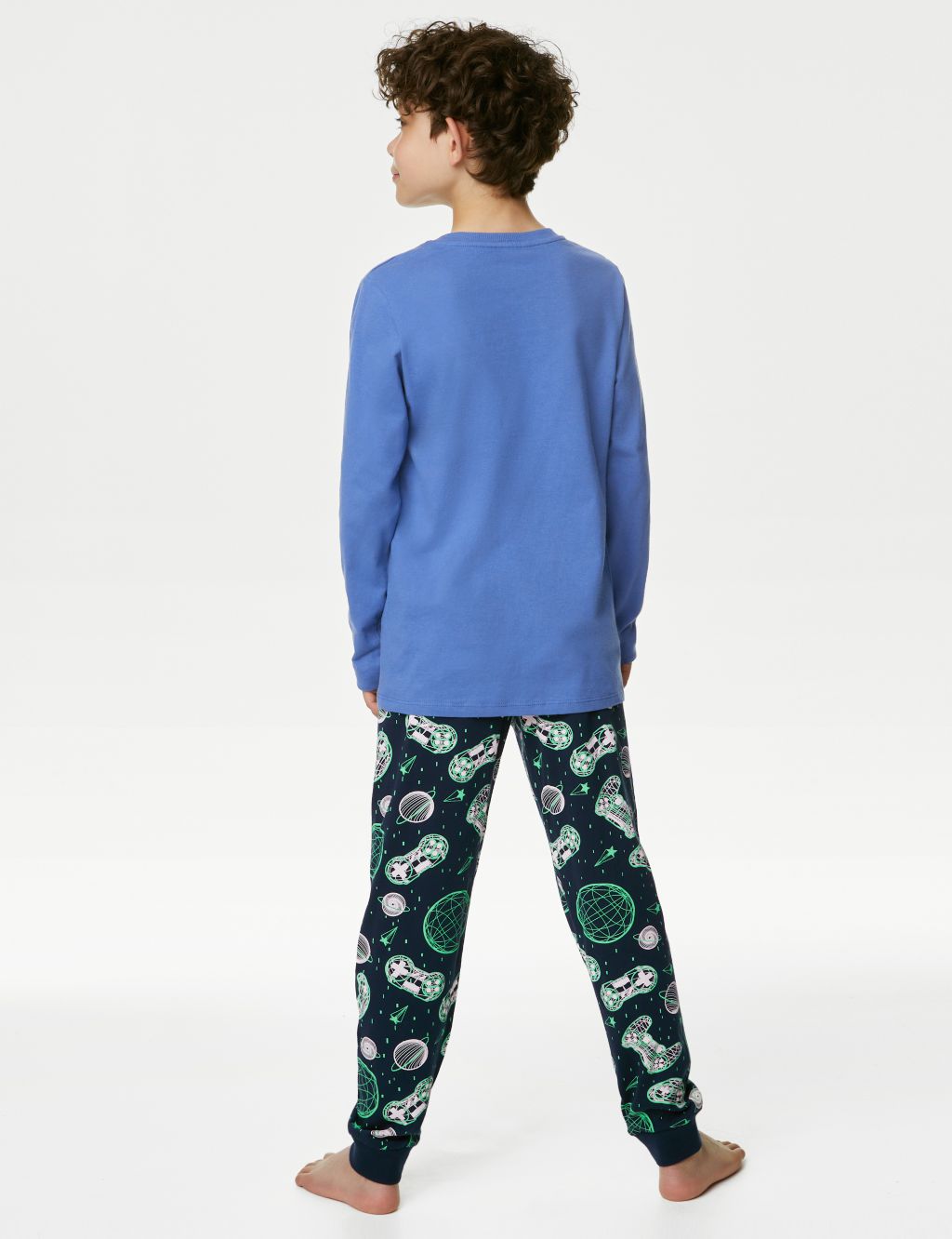 2pk Pure Cotton Gaming Pyjama Sets (6-16 Yrs) image 3
