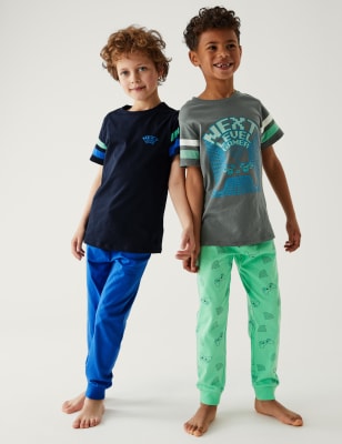 2pk Pure Cotton Gaming Pyjama Sets